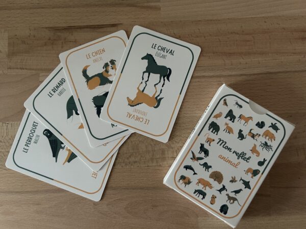 Jeu de cartes mon reflet animal – Image 2