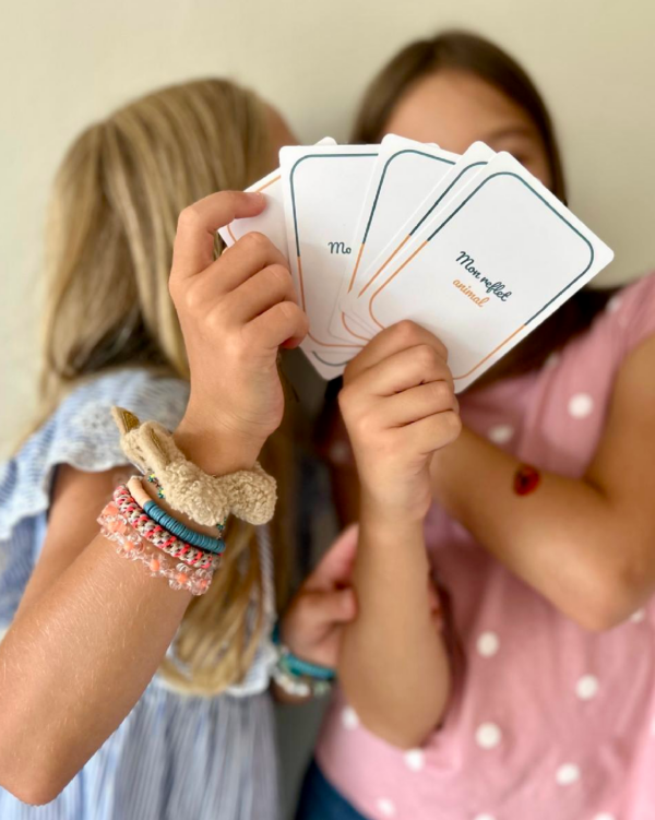 Jeu de cartes mon reflet animal