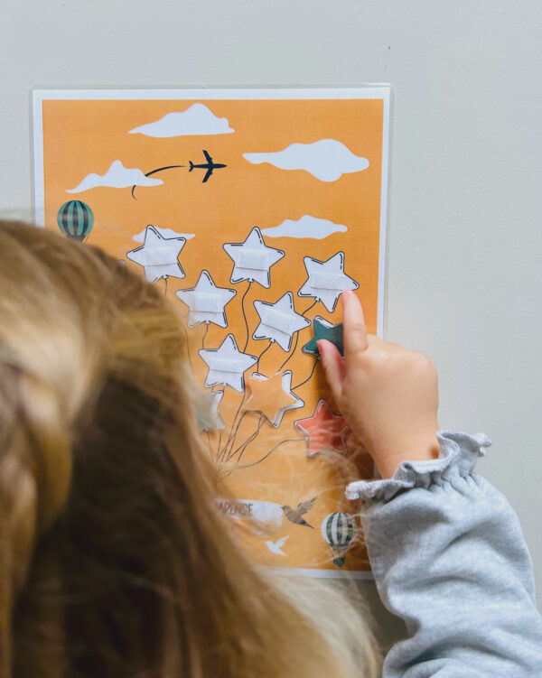 Tableaux de récompenses "Les étoiles de la réussite"